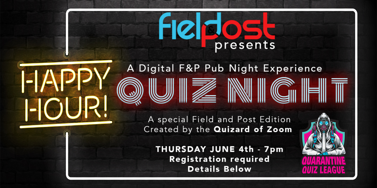 F&P Pub Quiz Night – Thursday June 4th